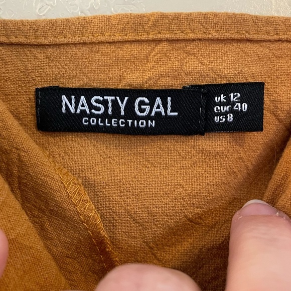 Nasty Gal Strappy Mini dress sz 8 - Picture 3 of 3